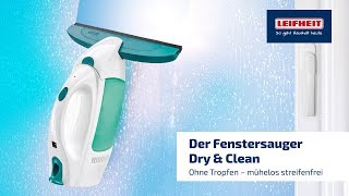 Leifheit Fenstersauger Dry amp Clean German [upl. by Riggs]