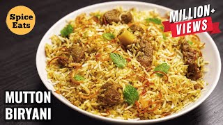 SIMPLE MUTTON BIRYANI FOR BEGINNERS  MUTTON BIRYANI WITH BIRYANI MASALA  MUTTON BIRYANI RECIPE [upl. by Roshan]