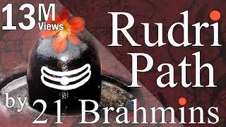 Vedic Chanting  Rudri Path by 21 Brahmins [upl. by Draude]