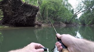 TROUT MAGNET Creek Fishing  HOW TO Setup Rig amp Fish  TIPS [upl. by Alleon46]