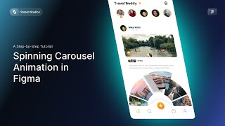 Spinning Carousel Animation in Figma [upl. by Araic998]