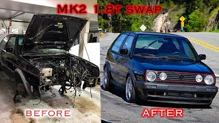 MK2 Golf 18t Swap in 5 Minutes [upl. by Parke]