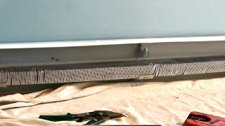 Removing Nailed Hot Water Baseboards [upl. by Elena633]