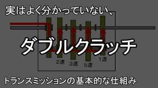 【ダブルクラッチ】03 トランスミッションの基本的な仕組み [upl. by Airec]