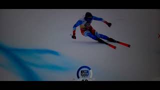 Cyprien Sarrazin Wengen Downhill Crash [upl. by Nonahs]