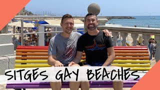 SITGES GAY BEACHES  Best Options amp Highlights [upl. by Ayekim]