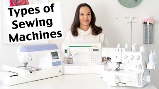 Different Types of Sewing Machines [upl. by Cinda30]