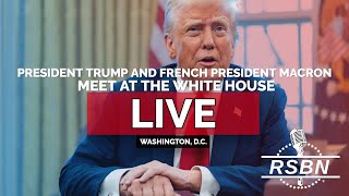 LIVE REPLAY President Trump and French President Macron Meet at The White House  22425 [upl. by Indira]