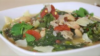 Minestra alla Napoletana  Escarole Sausage amp White Bean Soup [upl. by Isleana]