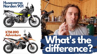 Husqvarna Norden 901 vs KTM 890 Adventure  Major Differences [upl. by Raphael]