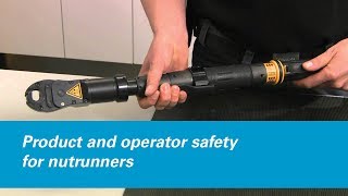 Atlas Copco  Product and Operator Safety for Nutrunners [upl. by Phoebe]