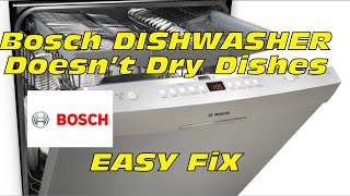 ✨ Bosch Dishwasher Doesn’t Dry Dishes  FIXED ✨ [upl. by Juliette655]