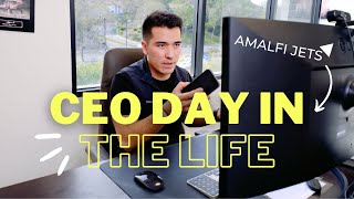 Amalfi Jets CEO Day in the Life  Daily Routine [upl. by Annoyt]