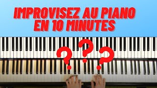 Improvisation facile au piano pour débuter  méthode complète [upl. by Eedya]