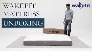 Wakefit Mattress Unboxing  Healthy Sleep  Wakefit [upl. by Eibocaj120]