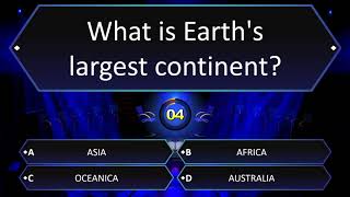 What is Earths largest continent [upl. by Olimreh600]