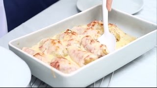 Recept witlof ham kaas uit de oven [upl. by Efioa933]