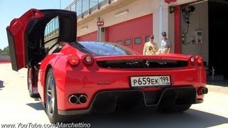 Ferrari Enzo Sound  Start Rev and Accelerations [upl. by Gass477]