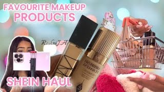 FAVOURITE MAKEUP PRODUCTS 2024  SHEIN HAUL🩷 [upl. by Einnaoj]