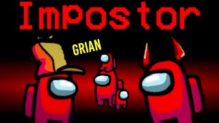 Grian is a TRIPLE IMPOSTER Among us [upl. by Yob]