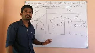 Considering Factors when connecting two Generators in Parallel [upl. by Nalid]