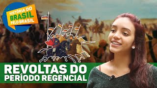 Guerra dos Farrapos e as REVOLTAS REGENCIAIS  História do Brasil pelo Brasil ep 12 Débora Aladim [upl. by Gerger]