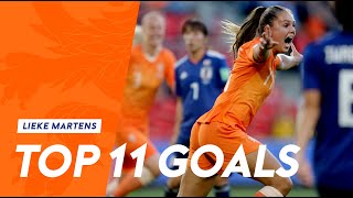 Lieke Martens  Top 11 goals in Oranje 🧡 [upl. by Rysler458]