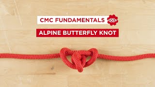 How to Tie an Alpine Butterfly Knot  CMC Fundamentals Learn Your Knots [upl. by Noram]