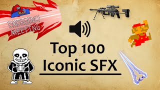 100 Most Iconic Video Game Sound Effects 19802019 [upl. by Guendolen207]