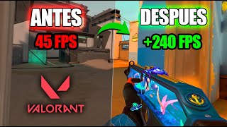 ¡OPTIMIZACIÓN para VALORANT 2024  FPS Input Lag [upl. by Barboza726]