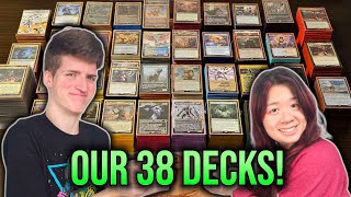 A Complete Tour of Our 38 Commander Decks [upl. by Aria]