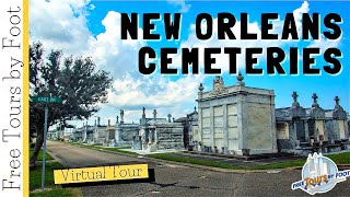 New Orleans Cemeteries  A Virtual Metairie Cemetery Walking Tour [upl. by Michell]