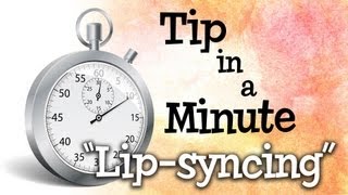 5 Easy Tips for quotLIPSYNCINGquot Animation in 1 minute [upl. by Jewelle557]