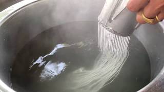 Thai Rice Flour Noodles Recipe [upl. by Aniretak]