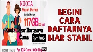 CARA AKTIVASI KUOTA HOME TRI 117GB AGAR HASILNYA STABIL [upl. by Anaehr]