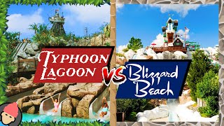 Typhoon Lagoon vs Blizzard Beach  Which is better [upl. by Ycrad]