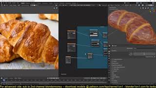 creating a realistic bread shader in blender 2 8 using procedure texturing [upl. by Longerich]