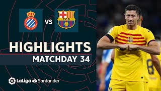 Resumen de RCD Espanyol vs FC Barcelona 24 [upl. by Vadim]