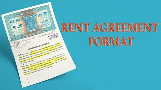 how to write rent agreements in english  Rent Agreement Format [upl. by Htrow994]