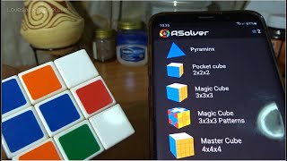 Easiest way to solve a rubiks cube by Application on google play store [upl. by Emelita]