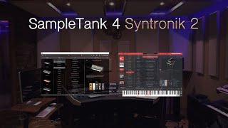 SampleTank 4 and Syntronik 2 Demo Review and Simple Beat MakingNo Talking [upl. by Bocyaj992]