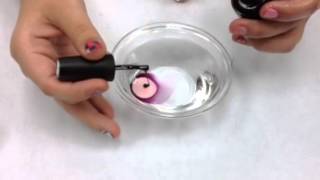 How to Apply Water Marbling Nail Polish [upl. by Jean]