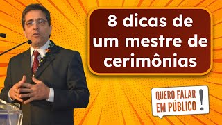 8 dicas de um Mestre de Cerimônias [upl. by Ibrik]