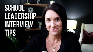 How to Interview for a School Leadership Position  Kathleen Jasper [upl. by Adnir817]