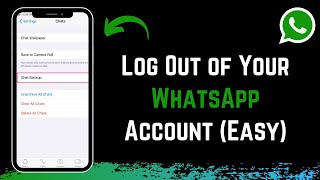 How to Logout WhatsApp Account [upl. by Eralc]