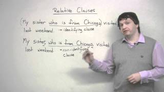 Writing  Relative Clauses overview [upl. by Noseimaj]