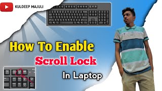 How To Enable Scroll Lock In Laptop 2021 Hindi Review  Windows 7 8 9 10 [upl. by Christoph]