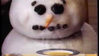 1993 Campbells Soup quotMelting Snowmanquot TV Commercial [upl. by Parnas310]