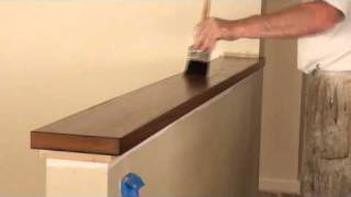 How To Apply Varnish or Polyurethane Clear Finishes  How To Stain Wood Part 4 [upl. by Thant]