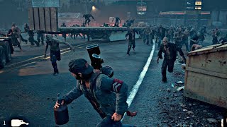 Days Gone  Zombies Horde Boss Fight Days Gone 2019 PS4 Pro [upl. by Capp]